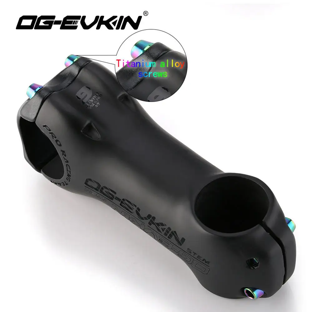 OG-EVKIN T1000 UD Carbon Fiber MTB Bicycle Stem 31.8MM Carbon Road Bike Stem Cycling Handlebar 6 Degree 80 90 100 110 120MM OG-EVKIN T1000 UD Carbon Fiber MTB Bicycle Stem 31.8MM Carbon Road Bike Stem Cycling Handlebar 6 Degree 80 90 100 110 120MM