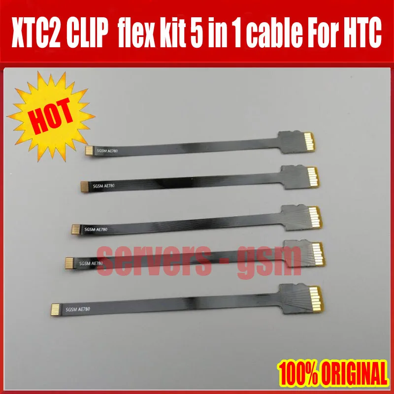 Новейший 5 шт./партия xtc 2 зажим гибкий кабель переходник xtc 2 flex kit 5 в 1 для htc без коробки