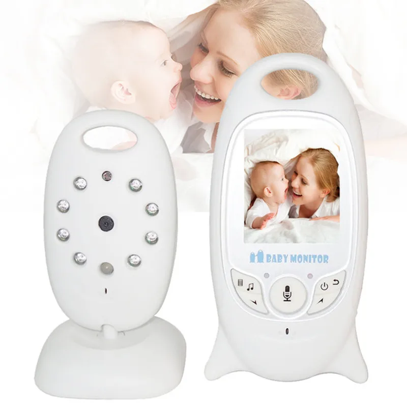ANNEW Baby Monitor with Camera Video Audio Monitor Night Vision Temperature Sensor Lullaby Two-Way Talk VB601-UK