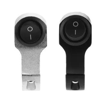 

1Pcs Aluminum 2-Wire 7/8in Motorcycle Handlebar Headlight On/Off Switch High Quality Adjustable Mount Waterproof Switches New
