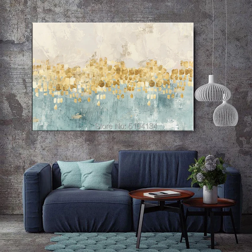 Abstract Gold Money Sea Wave hand Oil Painting on Canvas Modern Art Wall Picture for Living Room Bedroom decoration Abstract Gold Money Sea Wave hand Oil Painting on Canvas Modern Art Wall Picture for Living Room Bedroom decoration