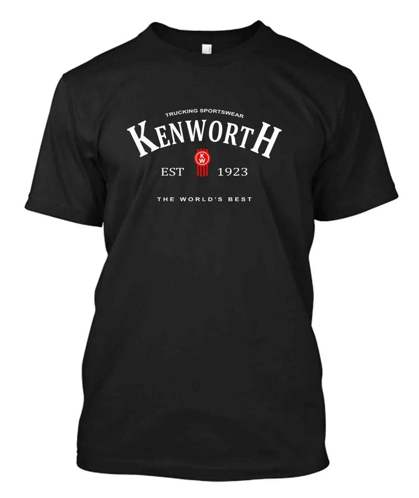 Kenworth Trucking-пользовательские мужские черные T-Shirt2019 Красивые футболки Топ Летняя