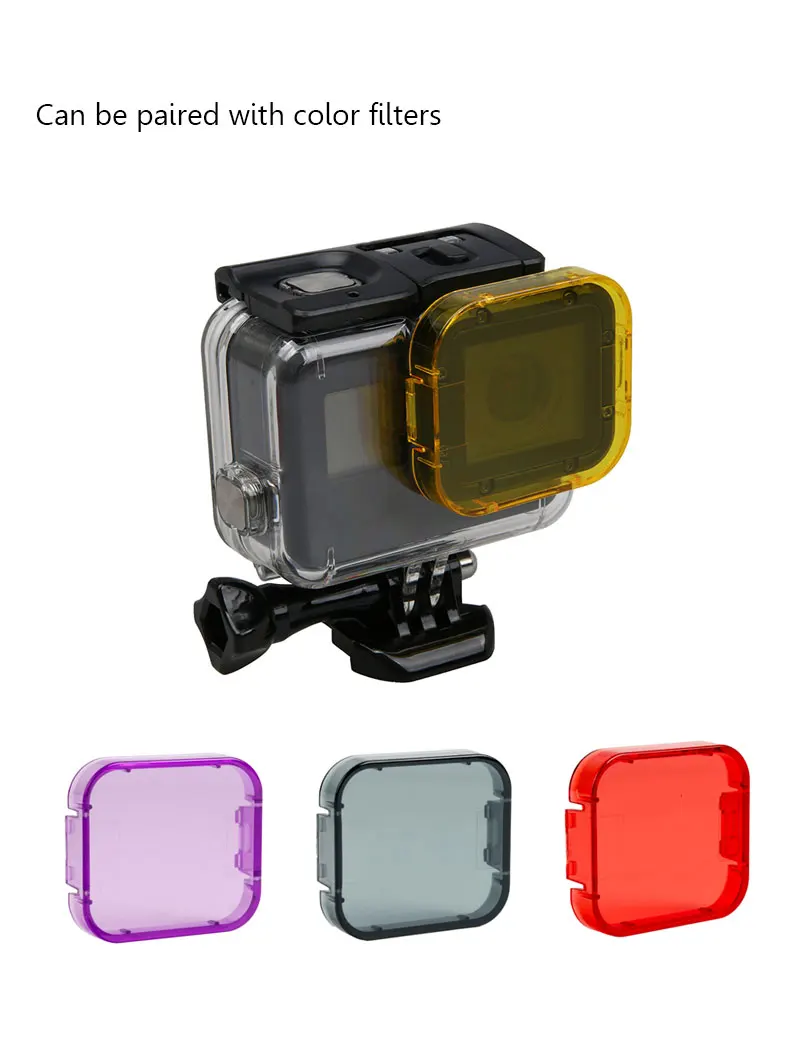 40 Meter Underwater Waterproof Case Kit Diving Housing Case Mount for GoPro Hero 6 5 Black Go Pro Hero 6 5 Accessory (11)