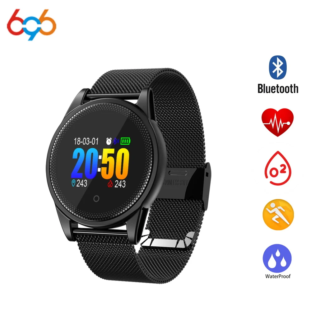 

696 M10 Men Smart Watches Android Watch Waterproof OLED Screen Blood Oxygen Pressure Heart Rate Sleep Smart Watch