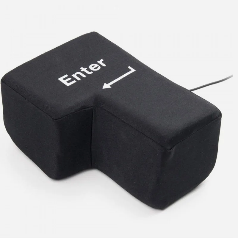 Dropship-Big-Enter-Desktop-Pillow-Hand-RESTS-New-Arrive-Super-Sized-Enter-Key-USB-Stress-Punch (1)