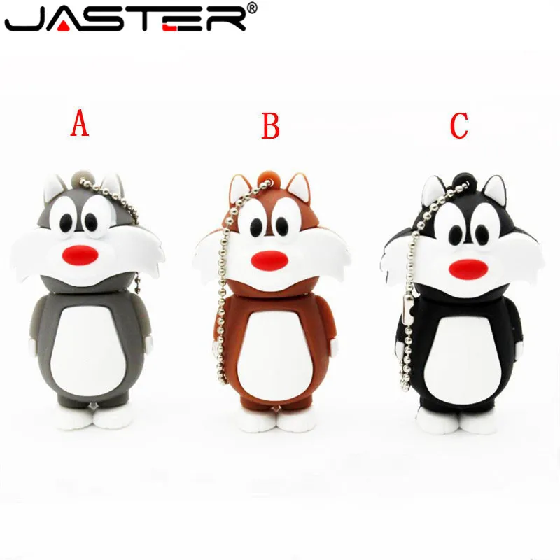 

JASTER New memory100% actual capacity Creative Red nose kitten 32gb 16gb 8gb 4GB SUB free delivery