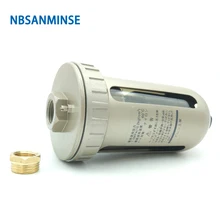 NBSANMINSE AD402 1/4 3/8 1/2 Auto Drain Air Source Treatment Pneumatic Components For Air Dryer Air Comperssor gf600 25 port g1 semi auto drain air cleaner filter source treatment unit