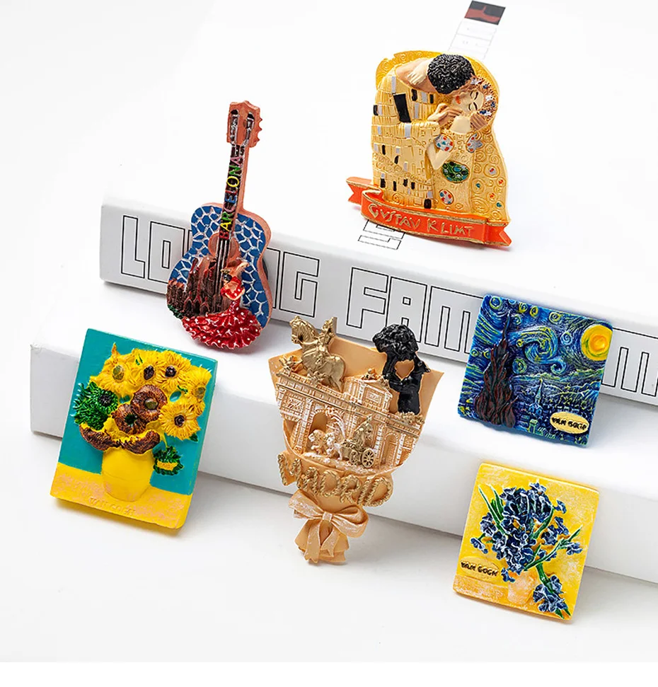 Creative painting  fridge magnet 01