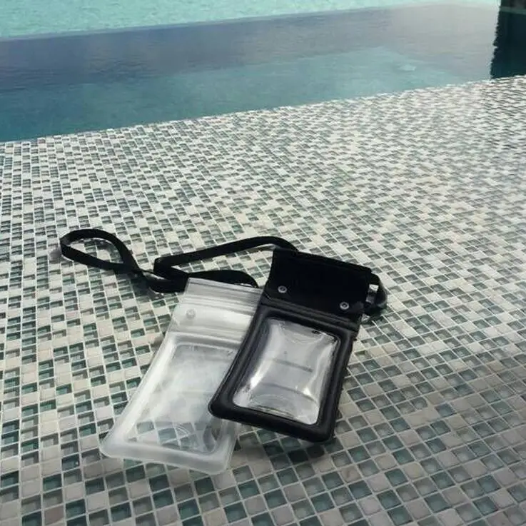  6.2 Inch Float Airbag Waterproof Swimming Bag Mobile Phone Case Cover Dry Pouch Universal Diving Dr - 32866514787