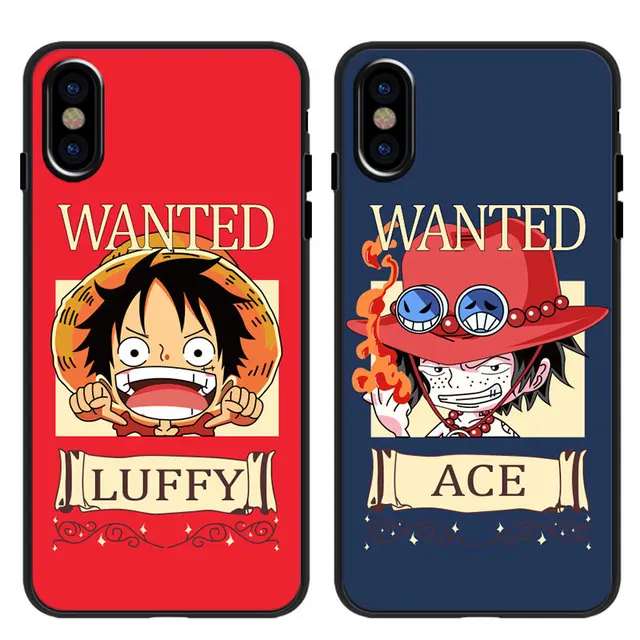 Japanese anime one piece luffy Phone case for iphone XR X 6S 6 7 8 Plus