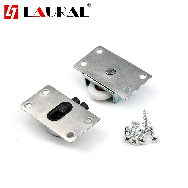 Stainless Steelquality Bearing Silent Wardrobe Pulley 338 Sliding