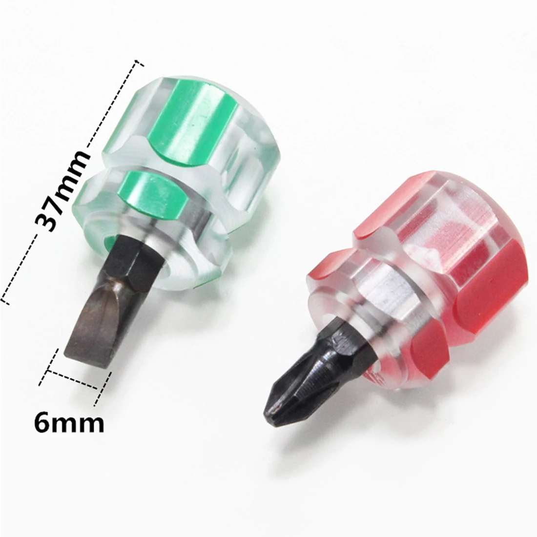 

Mini Small Portable Radish Head Screw Driver Transparent Handle Repair Hand Tools Repair Screwdriver Kit Set