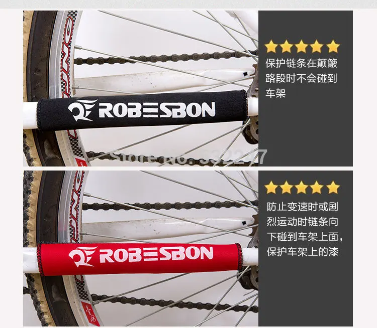 Clearance 1000pcs Bicycle Chain Protector Cycling Mountain Bike Frame Color Protector  Pad Paste Rear Fork Care Posted Guard Cover 4