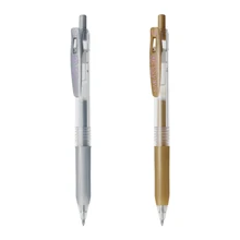 Zebra Sarasa JJE15 металлическая цветная гелевая ручка золото/серебро 1,0 мм Металлические цвета Push-On гелевая ручка для рисования для школьников