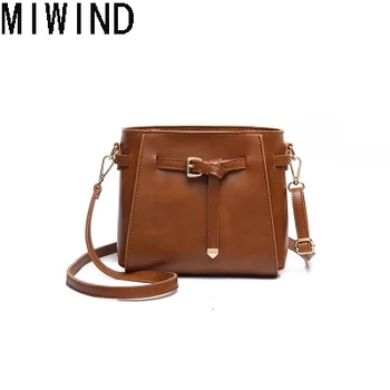 

MIWIND 2017 New Fashion Women Leather Handbags Small Shoulder Bags for Teenage Girls Messenger Bags Mini Crossbody bag TXL1156