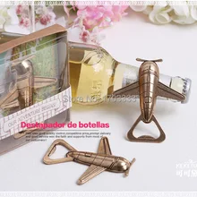 Античная самолет открывалка для бутылок 200 шт./лот Романтическая Свадебная вечеринка пользу подарок гостевой присутствует