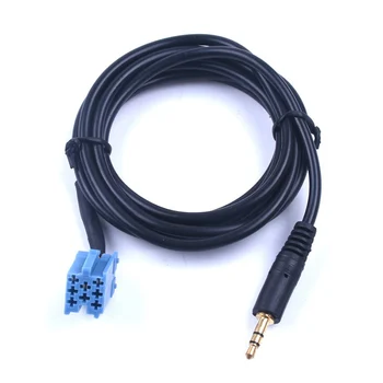 

Car AUX Audio Input Cable Adaptor 3.5mm 8 pins For VW Passat B5 POLO Bora Jetta