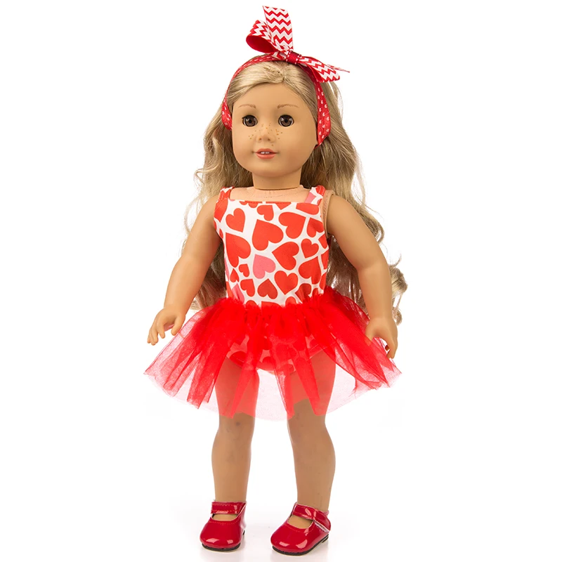 6 Style Choose Drees Fit For American Girl Doll Clothes 18 Inch Doll Christmas Girl T Only