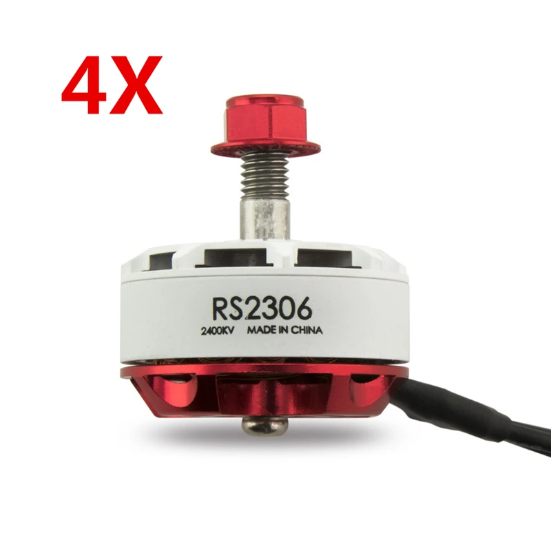 

Hot Sale 4 X Emax RS2306 4pcs White Edition 2400KV 3-4S Racing Brushess Motor FPV Motors For FPV Racing RC Multicopter