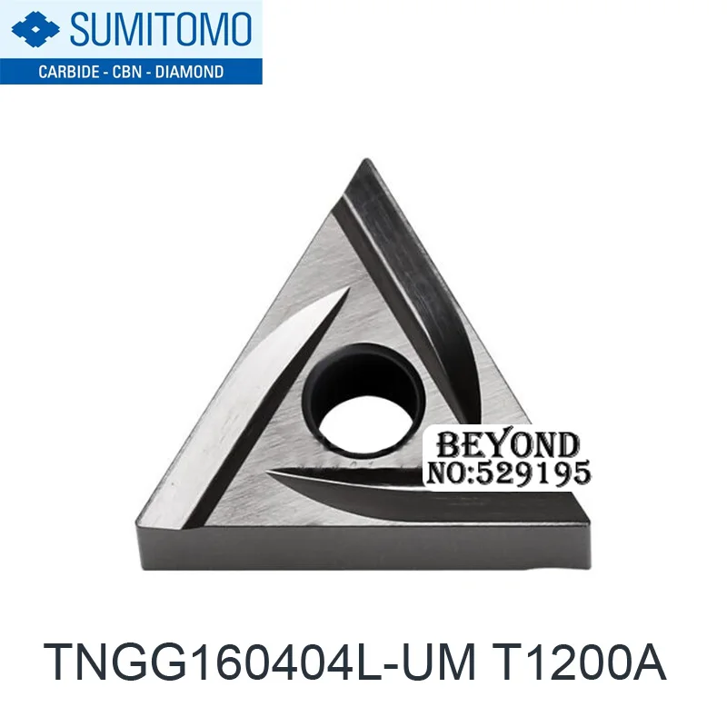 TNGG160404L-UM T1200A, Sumitomo оригинальный карбида токарные станки держатели резцов ЧПУ вставить бар подставки для расточной Инструмент Обработки