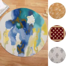 Круглый коврик ковры для гостиной комната в стиле арт-деко ковер для гостиной спальни кабинет детская комната мягкий коврик Домашний современный коврик Декор@ D