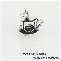 Аутентичные 925 пробы серебро Be Mine Шарм бусины для изготовления ювелирных изделий Fit Браслеты DIY ювелирные украшения SW206
