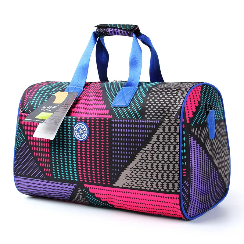 Outdoor Large Capacity Waterproof Polyester Gym Bags Women Large Sport Fitness Bag Handbag Yoga Mat Bag Sport Bag