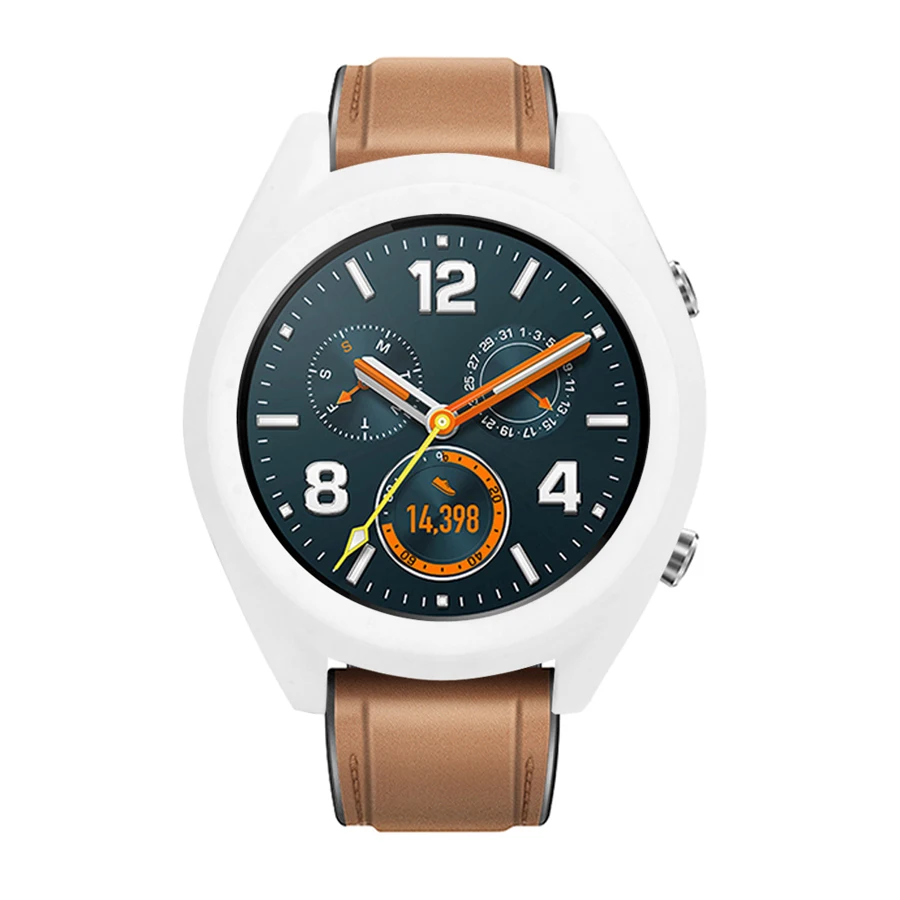 Силиконовый защитный чехол для huawei Watch GT 2 Smartwatch Мягкий ТПУ полный Чехол для часов Корпус рамка Бампер для huawei GT 46 мм