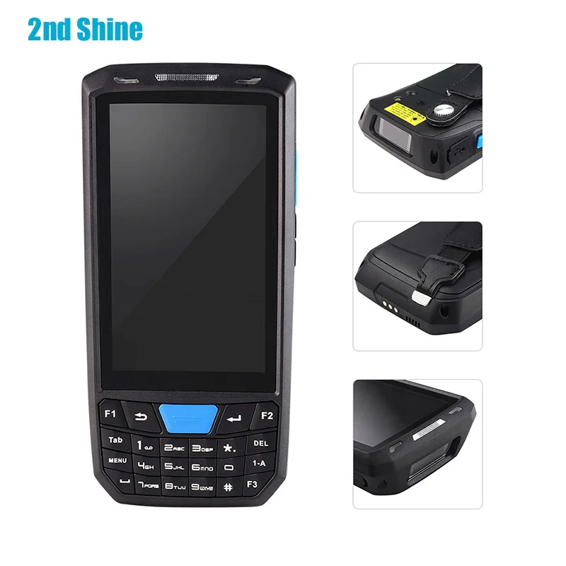 Android 7.0 4G LTE 1D 2D Barcode Scanner for Warehouse Wifi GPS Bluetooth NFC Reader Logistics PDA | Компьютеры и офис