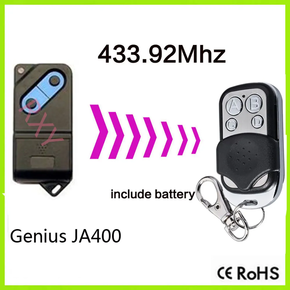 

copy Genius JA400 Universal Remote Control Garage Gate Transmitter Fob