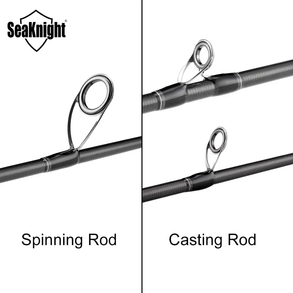 SeaKnight Falcon Приманка Удочка спиннинг литье 2 наконечника м/мл Мощность приманка стержень 30+ 40 т углеродное удилище 1,98 м 2,1 М 2,4 м рыболовные снасти