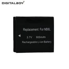 Digitalboy 3.7V 100mAh 1pcs NB-8L NB 8L NB8L Rechargeable Camera Battery For Canon Powershot A3100 A3200 A3300 PM059 A2200 A3000