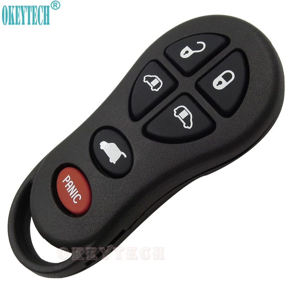 OkeyTech Car Styling Replacement Keyless Entry 6 Buttons Flip Folding Remote Car Key Case Shell For Chrysler for Jeep Auto Parts