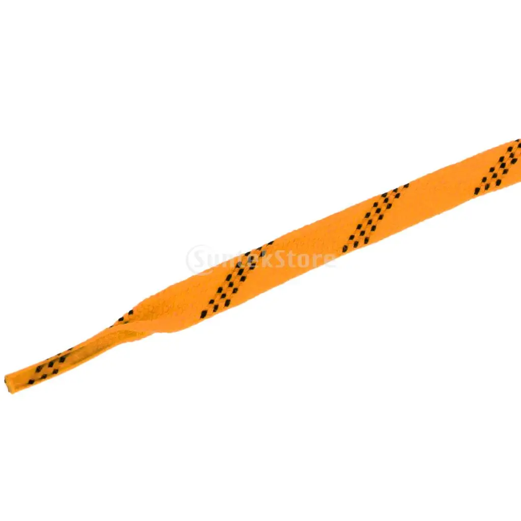 1 Pair Premium Durable Strong Nylon Sports Ice Hockey Skates Boots Shoe Laces Shoelace 96 108 120 inch - All Colors & Sizes