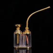 Environ для мужчин tally дружественный кальян портативный мини трубка для фильтра воды мужской простой винтажный медный кальян