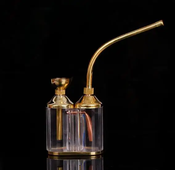 

Environmentally Friendly Hookah Portable Mini Water Filter Pipe Men's Simple Vintage Copper Hookah