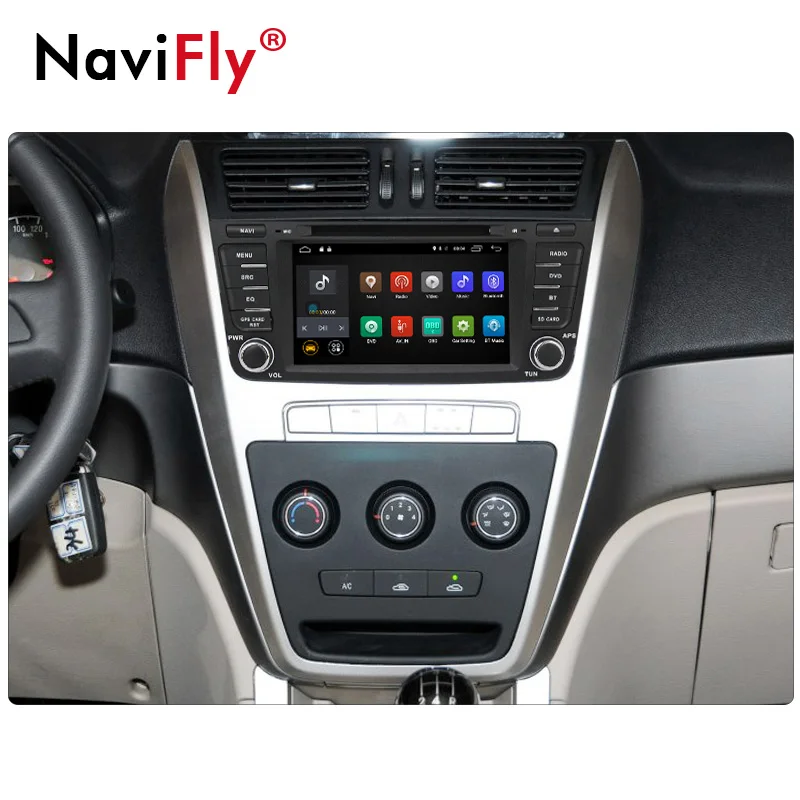 Clearance NaviFly 7 inch 2 din Android 7.1 Car radio dvd player for Geely Emgrand GX7/EX7/X7 car GPS navigation with BT WIFI 4G LTE 5
