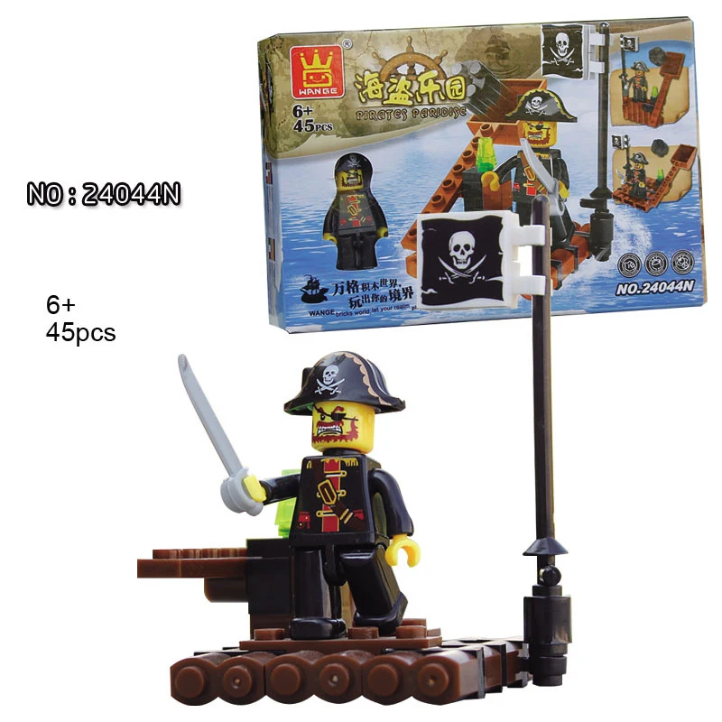 Pirate Ship Building Blocks Toys ABS Plastic Small Particles Children Assembly Puzzle Gifts Educational | Игрушки и хобби