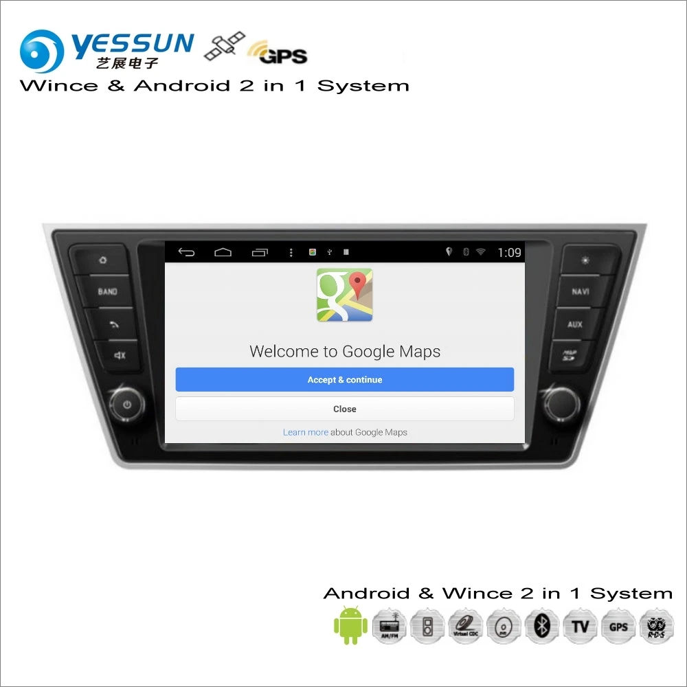 Clearance YESSUN For Skoda Fabia MK3 2014~2017 Car Android Multimedia Radio CD DVD Player GPS Navi Navigation Audio Video Stereo System 1