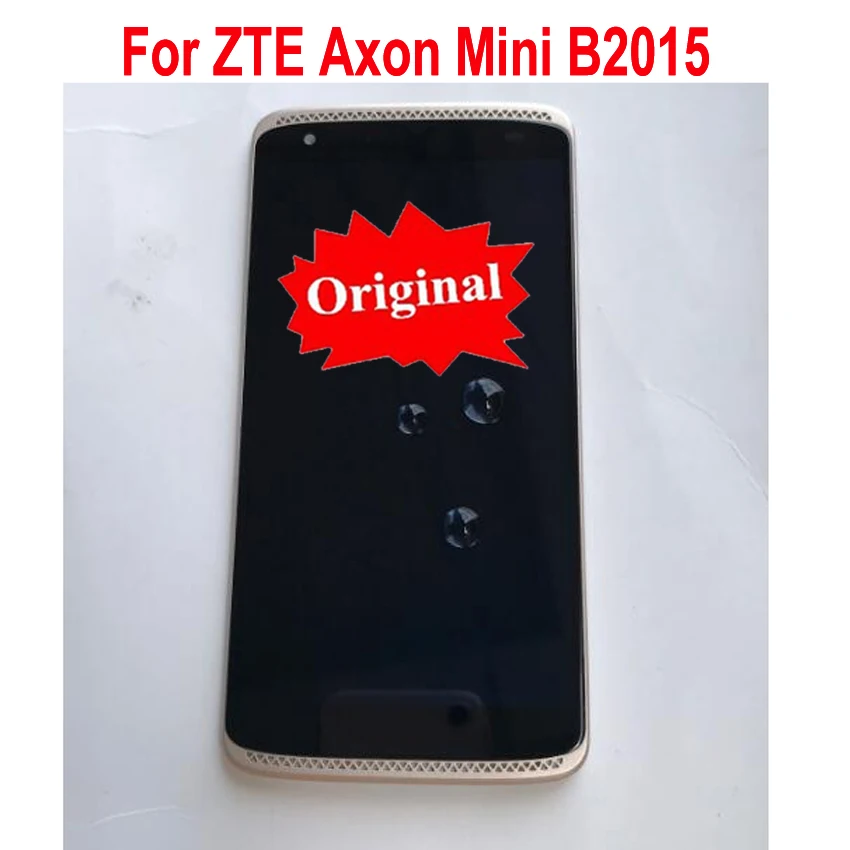 Лучший AMOLED ЖК-дисплей, сенсорная панель, дигитайзер+ рамка для zte Axon Mini B2015