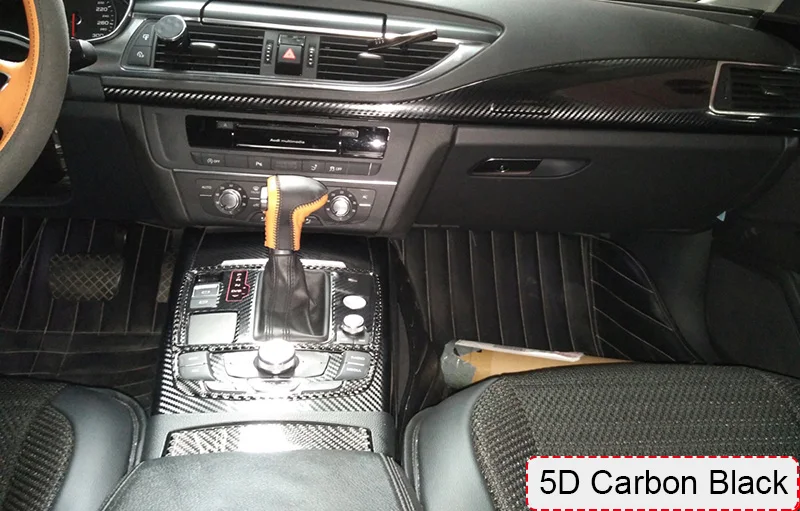 SUNFADA 3D 4D 5D виниловые наклейки из углеродного волокна для AUDI A7 4G8 1st Gen 2009- украшение салона автомобиля/обновление/защита