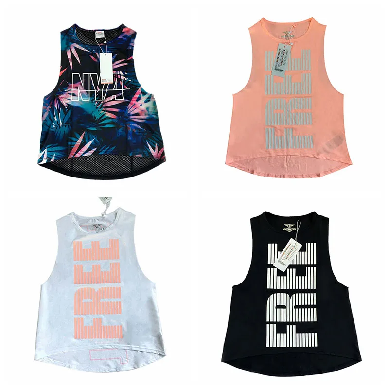 Сексуальная Женская рубашка с буквенным принтом, топы для йоги, быстросохнущая футболка для бега, топы, дышащая спортивная рубашка, одежда для спортзала, спортивная одежда