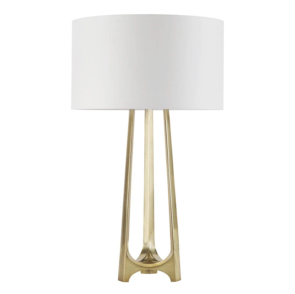 Luxury fashion table lamp white cloth lamp shade simple villa desk lamps superior hotel