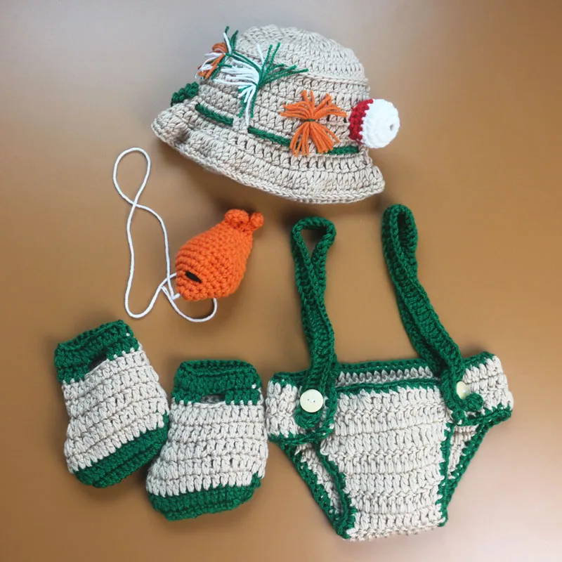 Newborn-baby-boy-photography-props-handmde-crochet-knit-fisherman-hat-diaper-shoes-fish-photo-props-baby
