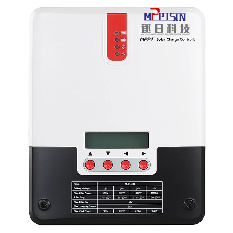 

60A/40A/30A/20A MPPT solar controller 12v24v automatic LCD liquid crystal display lithium battery available storage data CE