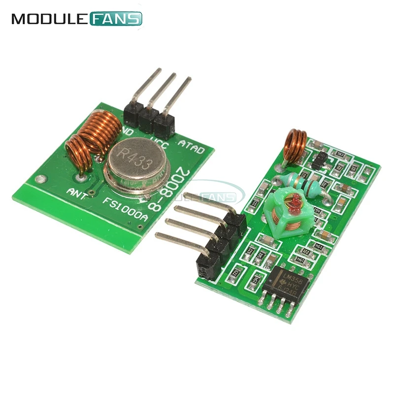 

5 Pairs DC 5V 433Mhz RF transmitter and receiver link kit for Arduino/ARM/MCU External Antenna AM Mode VCC Voltage Module