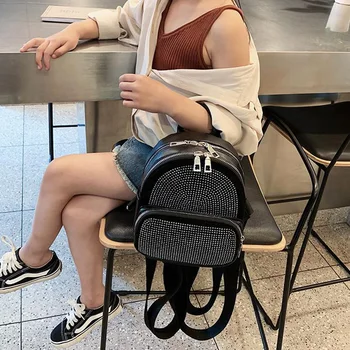 

Backpack Fashion Dip Diamond Parent-Child Backpack