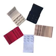 6 шт. Женский 3 крючка 3 ряда бюстгальтер удлинитель Мягкий ремень удлиненный ремень с пряжкой W729