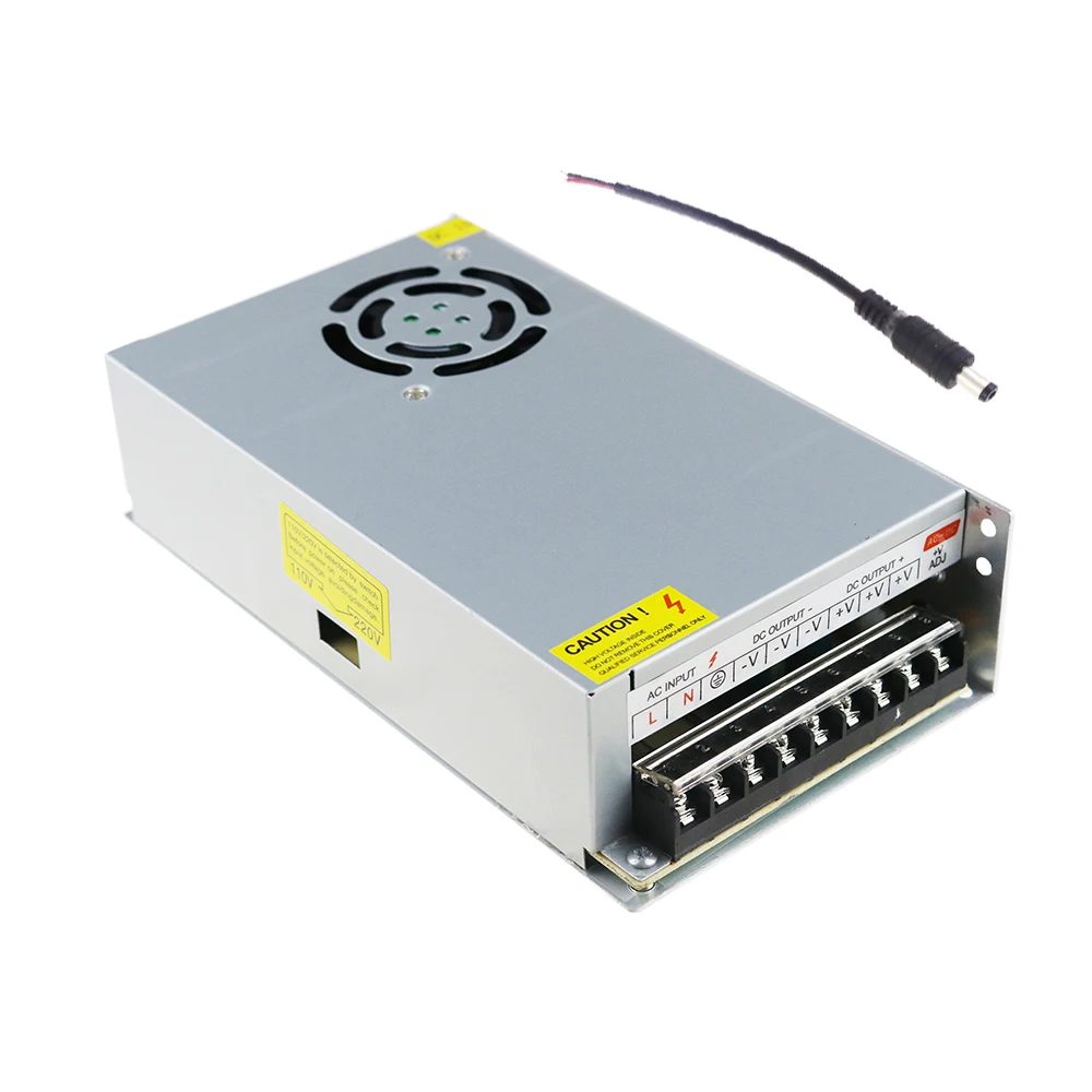 5V 40A Power Supply + DC Cable Led Transformer Adapter 200*110*50mm Aluminum case AC100-240V input for 5V LED Strip light UW