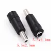 Connector For Dc Power Adapter Connector Plug Conversion Head Jack Female Socket 5.5*2.1mm Turn To Male 5.5*2.5mm ► Photo 1/2